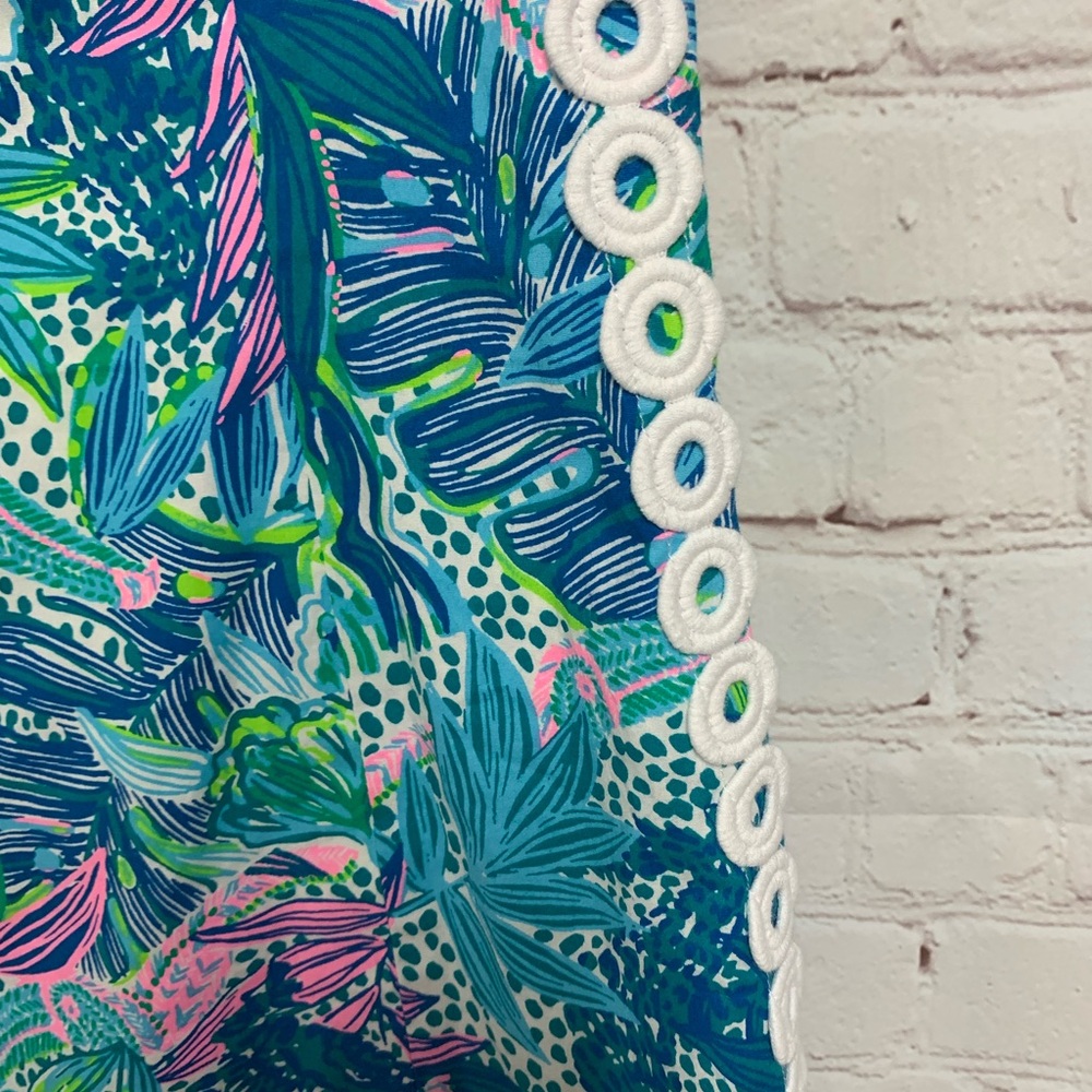 NWOT Lilly Pulitzer Mila Botanical Holiday in the Sun Dress Size 4 - Picture 4 of 7